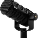 RØDE PodMic USB Versatile Dynamic Broadcast Microphone With XLR and USB Connectivity for Podcasting, Streaming, Gaming, Music-Making and Content Creation