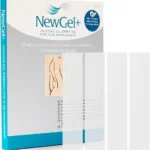 Advanced Silicone Scar Treatment Sheets for OLD, NEW Scars, Surgery, Keloids, C-Section, Burns, by NewGel Plus by MyNew Gel, 1" x 6" Sheet (4 Count) - CLEAR