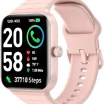 Fitpolo Smart Watch for Women,1.8” Touchscreen, Bluetooth Call, Alexa Built-in,24/7 Heart Rate, SpO2 Monitor, IP68 Waterpoof, Step Counting, Sleep Tracking, Fitness Tracker Watch for iPhone Android