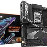 GIGABYTE X870 AORUS Elite WIFI7 AMD AM5 LGA 1718 Motherboard, ATX, DDR5, 4X M.2, PCIe 5.0, USB4, WIFI7, 2.5GbE LAN, EZ-Latch, 5-Year Warranty