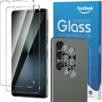 2+2 Pack for Sony Xperia 1 VII Screen Protector with Camera Lens Protector,Full Coverage 9H Tempered Glass Film,HD Clear Scratch Resistant,Bubble-Free for Xperia 1 VII Screen Protector