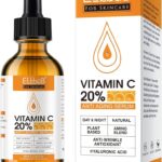 Premium 20% Vitamin C Serum For Face with Hyaluronic Acid, Retinol & Amino Acids - Boost Skin Collagen,Hydrate & Plump Skin, Anti Aging & Wrinkle Facial Serum 60ml