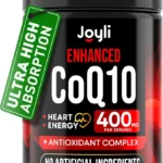 CoQ10 400mg Softgels - High Absorption Co Q10, 400mg Softgels for Heart Health & Energy Production - Enhanced Co Q 10 Supplement with Antioxidants and Flaxseed Oil - CoQ10 400 mg per Serving