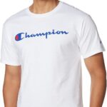 Champion Men's T-shirt, Cotton Midweight Men's Crewneck Tee,t-shirt for Men, Graphic Script