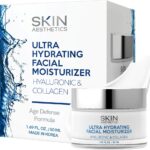 Hyaluronic Acid & Collagen Face Moisturizer - Anti-Aging, Ultra Hydrating, Fine Lines & Wrinkles Treatment - Dermatologist Tested Korean Skincare - Clean Beauty, Cruelty-Free - 1.69 oz
