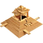 ESC WELT Quest Pyramid Puzzle Box - Escape Room in a Box - Brain Teaser Puzzle for Adults & Teenagers - Puzzle Box with Hidden Compartment - 3D Puzzle for Adults - Wooden Puzzle for Family Games