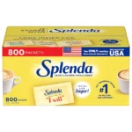 SPLENDA Zero Calorie Sweetener Value Pack, 800 Count Packets