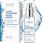 Hyaluronic Acid Serum for Face - Dermatologist Tested - with Collagen for Anti-Aging, Ultra Hydrating, Fine Lines, Wrinkles & Acne Scar Treatment - Clean Beauty, Korean Skincare