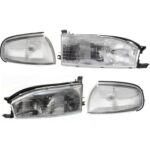 Head Light Set For 1992-1994 Toyota Camry with Corner Lights Left and Right