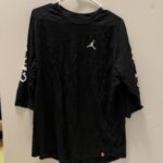 AIR JORDAN RAGLAN SLEEVE SORRY FOR YOUR LOSSES SHIRT WHITE BLACK EMNS 2XL