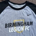Birmingham Legion FC Soccer Nike Dri Fit 3/4 Sleeve USL SHIRT Alabama Large