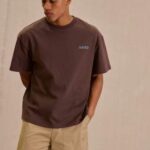 Musero تي شيرت طباعة شعار كبير الحجم لربيع وصيف