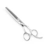 6" Barber Hair Scissors Hair Thinning Shears Professional Hair Thinning Scissors 30 Teeth 440C Silvery Convex Edge KINSARO for Hairdresser Barbershop or Home Use