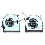 Fleshy Leaf CPU+ GPU Cooling Fan Replacement for Dell Inspiron 15-7590 7590 7591 P83F Series DFS5K12114262D FM6A DFS5K22115371D FM69 0MPHWF 0861FC