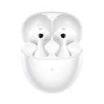 هواوي سماعات اذن فري بادز 6 لاسلكية بتقنية البلوتوث بخاصية الغاء الضوضاء، سماعات اذن منحنية في الاذن مقاومة للماء بتقنية الذكاء الاصطناعي، شحن ذكي، تفسير متزامن، ابيض