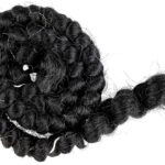 Mehron Makeup Crepe Hair 12-inch Braid (Black)