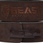 Weight Lifting Belt Lever Buckle 10MM 13MM Thick & 4 Inches Free Strap Weightlifting, Powerlifting, Deadlifts, Squats Men Women