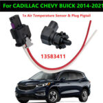 Ambient Air Temperature Sensor Plug Pigtail for 2014-21 CADILLAC CHEVY BUICK