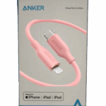 Anker - PowerLine III Flow USB-C to MFi-Certified Lightning Cable 6ft Pink #3051