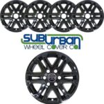 👀 FITS 2022-2025 Toyota Tundra SR5 8122-GB 18" Gloss Black Wheel Skins SET/4 ✅