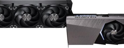 MSI Suprim GeForce RTX 5080 16GB GDDR7 PCI Express 5.0 x16 Graphics Card RTX 5080 16G SUPRIM LIQUID SOC