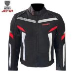Jkt‑01 4 mevsim Motosiklet Montu – Siyah/kırmızı