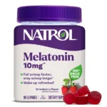 Natrol Melatonin Gummies, Sleep Support, 90 Strawberry-Flavored Adult Melatonin Gummies, 10 mg Sleep Aids for Adults