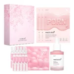 medicube Pink PDRN Trio Gift Set for Glass Glow Skin -Hydrating, Firming, and Radiance-Boosting Skincare Set for Women & Girls | With Salmon DNA PDRN, Peptides and Pink Vitamin | Korean Skincare