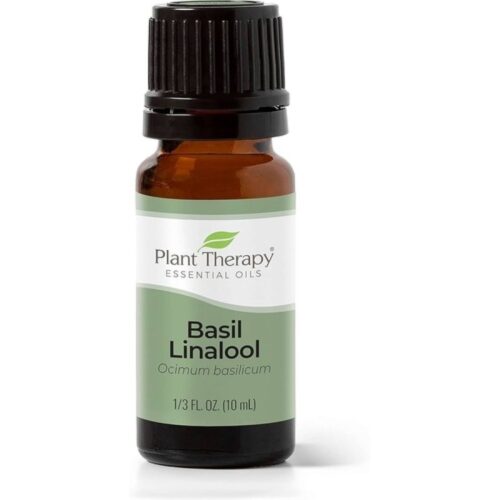 Plant Therapy Basil Linalool Essential Oil 10 mL (1/3 oz) 100% Pure, Undiluted, Therapeutic Grade
