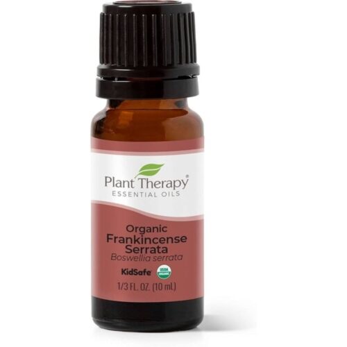 Plant Therapy Organic Frankincense Serrata Essential Oil 100% Pure, USDA Certified Organic, Undiluted, Natural Aromatherapy, Therapeutic Grade 10 mL (1/3 oz)