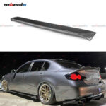 CARBON FIBER WINDOW REAR ROOF SPOILER VISOR FOR INFINITI G35 G37 2007-2015 SEDAN