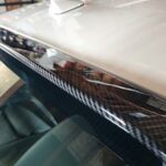 CARBON FIBER WINDOW REAR ROOF SPOILER VISOR FOR INFINITI G35 G37 2007-2015 SEDAN