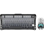 GravaStar Mercury K1 75 Mechanical Gaming Keyboard and Mercury M1 Pro Gaming Mouse Set, Magnesium Alloy, RGB Light - Black Gradient