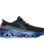 Skechers Shoes Men's Slip Ins Glide Step Sport Black Air Memory foam Mesh 232923