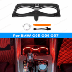 11 Colors LED Cup Holder Frame Ambient Light Interior For BMW X5 X6 X7 G05 G06