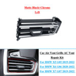 Front Left Air AC Vent Grille Repair Kit For BMW X5 G05 X7 G07 20-22 Chrome LHD