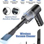 Easypie Selection مكنسة كهربائية لاسلكية قابلة للشحن - قابلة للشحن، شفط قوي، عمر بطارية طويل، شحن USB، فلتر قابل للغسل، مثالية لتنظيف السيارة، منتجات العناية بالداخل، منظف الكمبيوتر، بطارية 2000 مللي أمبير، أفضل هدايا للأصدقاء، هدايا التخرج، هدايا العودة إلى المدرسة، ديكورات عيد الميلاد، هدايا عيد الحب، هدايا للأم والأب، هالوين، ، هدايا شخصية، هدايا عيد الميلاد، هدايا رأس السنة