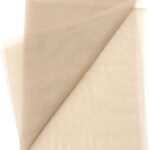 BTWTRY 1/2 Yard Transparent Lace Net Material for Wigs Making & Repair Wig Caps Closures and Frontals Foundation Wig Accessories 43inchx18inch (Transparent-1/2 Yard)