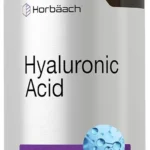 Horbäach Liquid Hyaluronic Acid Supplement | 100 mg | 16 oz | Mixed Berry Flavor | Non-GMO and Gluten Free Formula