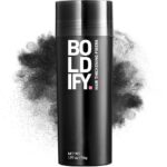 BOLDIFY Hair Fibers (56g) - Fill In Thinning and Fine Hair for an Instantly Fuller, Thicker Look - 14 Shades for Women & Men - Black