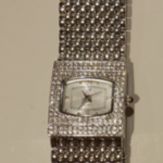 Vintage Victoria Wieck Beverly Hills Rhinestones Quartz Watch - Needs a Battery