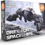 AK-Interactive 3G Grey for Spaceships Set 11614 - Model Building Paints and Tools # AK1614