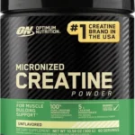 Optimum Nutrition Micronized Creatine Monohydrate Powder, Unflavored 60 Servings
