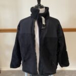 Made in USA PolarTec 300 Cold Weather Military Fleece Jacket Army Black Medium.