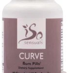 IsoSensuals Curve Butt Enhancement Pills - Bum Bum Booty Pills for Bigger Butt. 60 Easy to Swallow Capsules