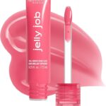 NYX PROFESSIONAL MAKEUP Jelly Job Lip Gloss, Lip Tint Gloss with Full-Bodied, Smoothing, and Hyper-Glossy Shine - Jelly Blushin' (Pale Pink)