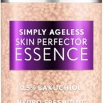 Covergirl Simply Ageless Skin Perfector Essence Foundation, 20 Light, Tinted Skincare Makeup Hybrid, Sheer Tint, Radiant Finish, Glowy Finish, Vegan Formula, 1.0oz