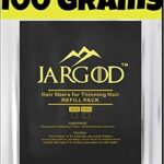 100 Gram Hair Building Fibers - Refill Your Existing Fiber Bottle - Hair Filler Fibers - Hair Loss Concealer For Thinning Hair by JARGOD (Black)