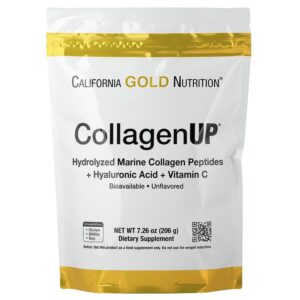 CollagenUP®, Hydrolyzed Marine Collagen Peptides with Hyaluronic Acid and Vitamin C, Unflavored, 7.26 oz (206 g)