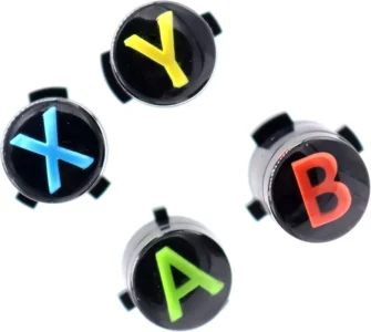 Deal4GO Standard A B X Y Button Set Replacement for Xbox One Controller Buttons Mod Plastic [Multi Colour]